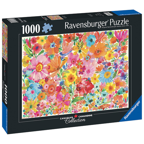 1000pc Ravensburger Blossoming Beauties Jigsaw Puzzle 