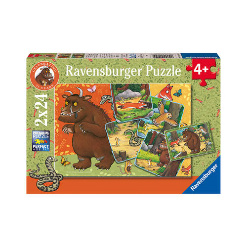 2x 24pc Ravensburger The Gruffalo Jigsaw Puzzle 26x18cm 3y+