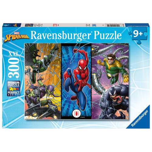 300pc Ravensburger Marvel Spider-Man Jigsaw Puzzle XXL 49x36cm Kids 9y+