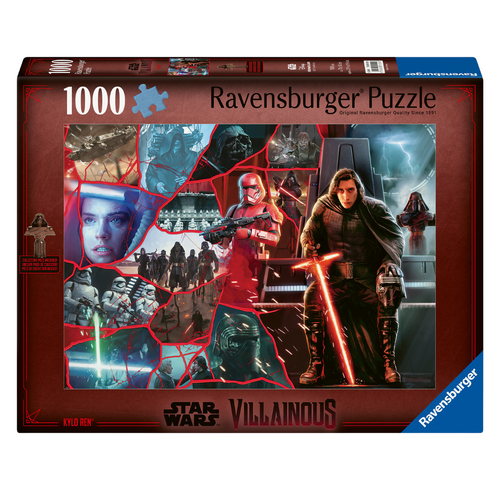1000pc Ravensburger Star Wars Kylo Ren Fig 68x48cm Puzzle 14y+