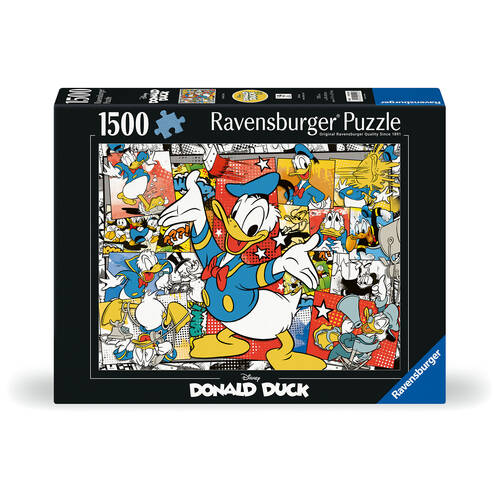 1500pc Ravensburger WT Donald Duck Jigsaw Puzzle 12y+