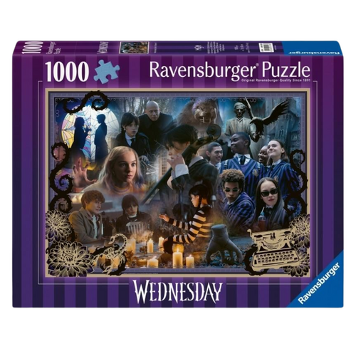 1000pc Ravensburger Wild Things Wednesday 70x50cm Puzzle 14y+
