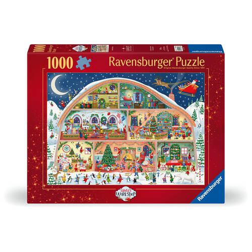 1000pc Ravensburger Santa's Workshop Jigsaw Puzzle 70x50cm 14y+