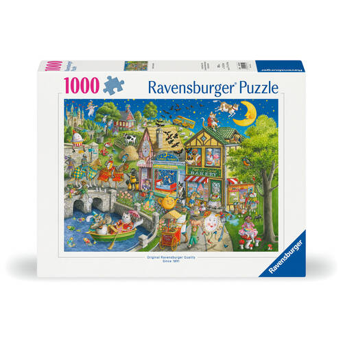 1000pc Ravensburger Mother Gooseville Jigsaw Puzzle 70x50cm 14y+
