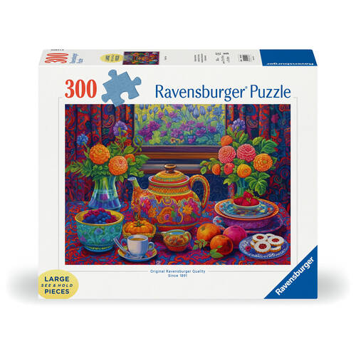 300pc Ravensburger Time For Tea Jigsaw Puzzle Teens/Family 9y+