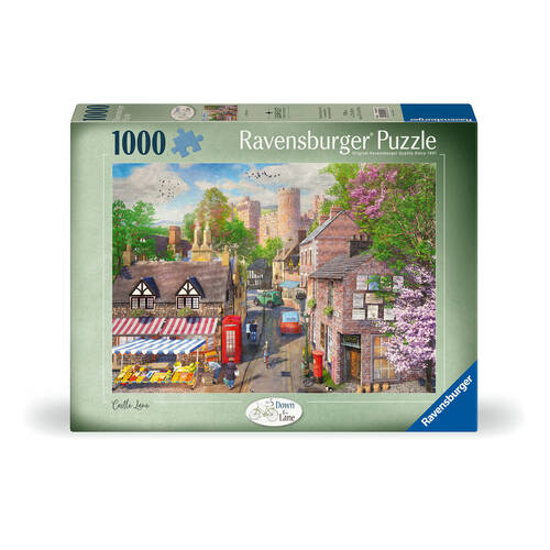1000pc Ravensburger Down the Lane No5 Castle Lane Puzzle 70x50cm 14y+