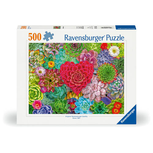 500pc Ravensburger Succulent Love Jigsaw Puzzle 49.3x36.2cm 12y+