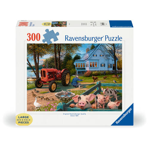 300pc Ravensburger Country Life Jigsaw Puzzle Game 9y+