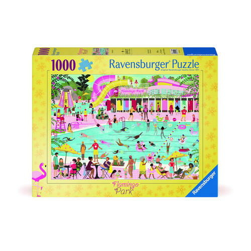 1000pc Ravensburger Flamingo Park Jigsaw Puzzle 70x50cm 14y+