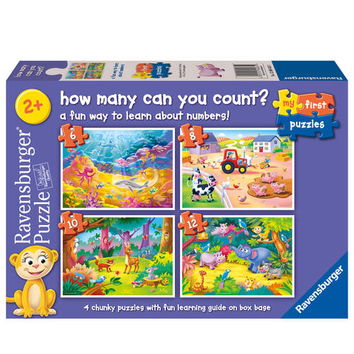 Ravensburger My First Puzzle How Many Can You Count 4-Chunky Jigsaw 18m+