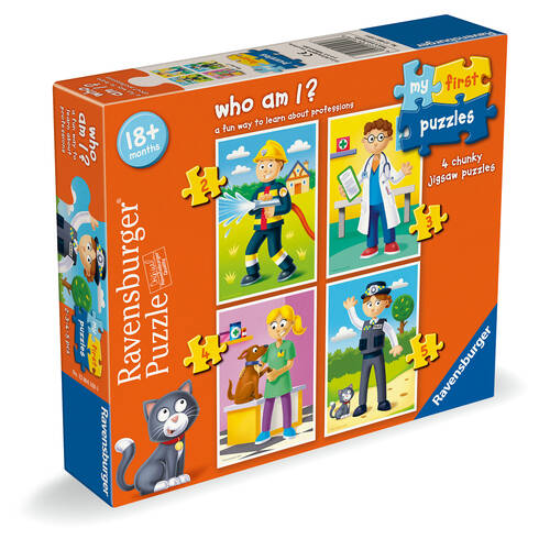 Ravensburger My First Puzzle Who Am I 4-Chunky Jigsaw 18m+