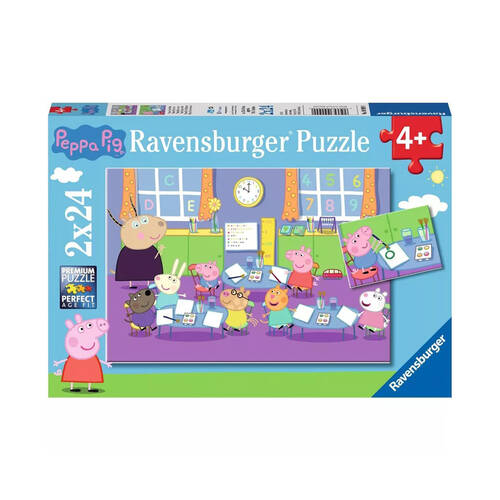 2x 24pc Ravensburger Peppa Pig Jigsaw Puzzle 37x 27cm 3y+