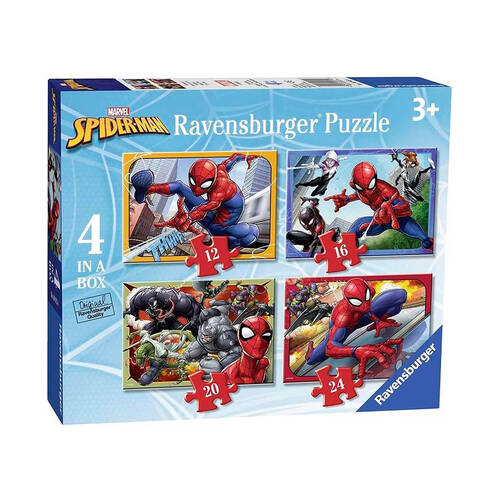 Ravensburger Marvel Spider-Man 4-In-1 Box Jigsaw Puzzle 19x14cm 3y+