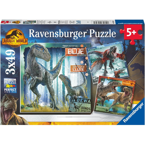 3x49 Piece Ravensburger Restricted Access Jigsaw Puzzle 5+