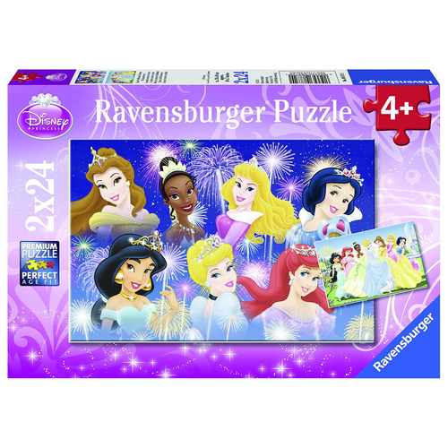 2x24pc Ravensburger Disney Princesses Gathering Jigsaw Puzzle 26x18cm 4y+