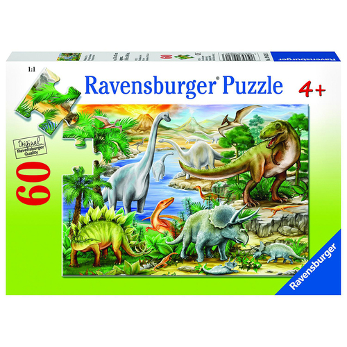 60pc Ravensburger Prehistoric Life Jigsaw Puzzle 4+