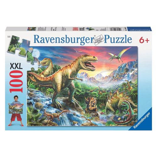 100pc Ravensburger Time Of The Dinosaurs Jigsaw Puzzle Set 6y+