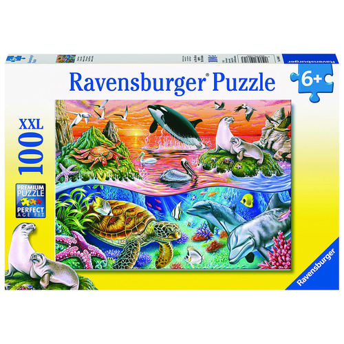 100pc Ravensburger Beautiful Ocean Jigsaw Kids/Childrens Puzzle 6Y+