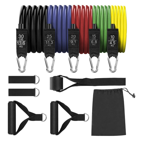 Hacienda 11-Piece Resistance Tube Set
