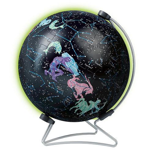 Ravensburger Ball Starglobe Glow-In-The-Dark 3D Adult Jigsaw Puzzle Ball Set Game