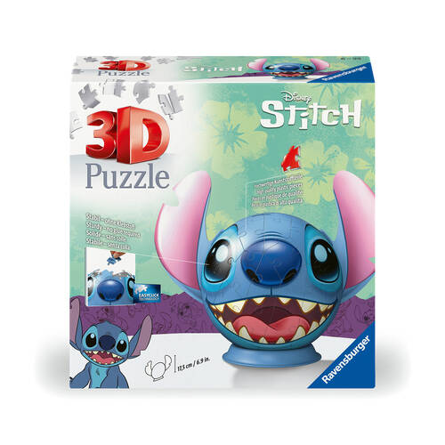 72pc Ravensburger Ball Stitch w/ Ears 3D Jigsaw Puzzle 22x17.5cm 6y+