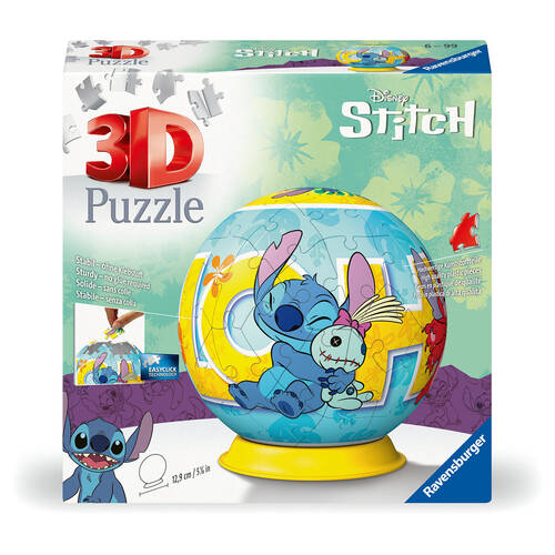 72pc Ravensburger 3D Puzzle Ball Stitch Jigsaw 13x13cm 6y+
