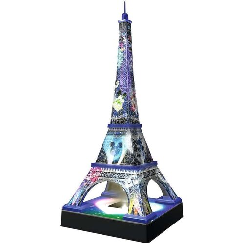 216pc Ravensburger Mickey Minnie Eiffel Tower 3D Build Jigsaw Puzzle Set