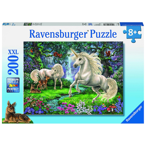 200pc Ravensburger Mystical Unicorns Jigsaw Puzzle Set 8y+