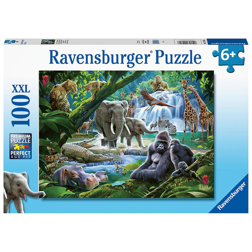 100pc Ravensburger Jungle Animals Jigsaw Puzzle 6+