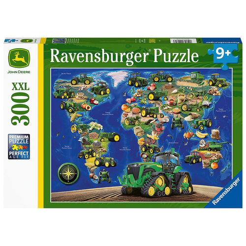 300pc Ravensburger World of John Deere Jigsaw Kids/Childrens Puzzle 9Y+