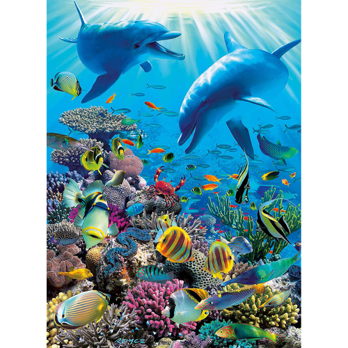 300pc Ravensburger Underwater Adventure Jigsaw Kids/Childrens Puzzle 9Y+