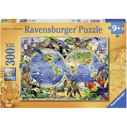 300pc Ravensburger World Of Wildlife Jigsaw Puzzle 49x36cm 9y+
