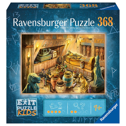 368pc Ravensburger Kids Escape Terror In The Tomb 1 Jigsaw Puzzle Set 9y+