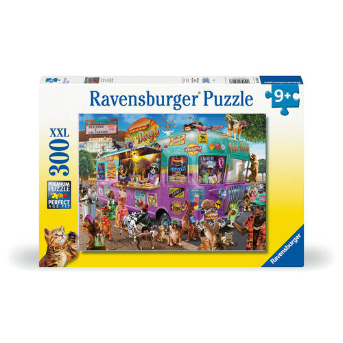 300pc Ravensburger Hot Diggity Dogs Jigsaw Puzzle XXL 49x36cm Kids 9y+