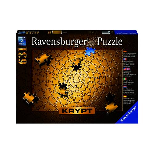 631pc Ravensburger Krypt Gold Spiral Jigsaw Puzzle Toy 37x28cm