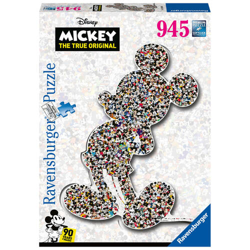 945pc Ravensburger Disney Shaped Mickey Jigsaw Puzzle 75x100cm 14y+