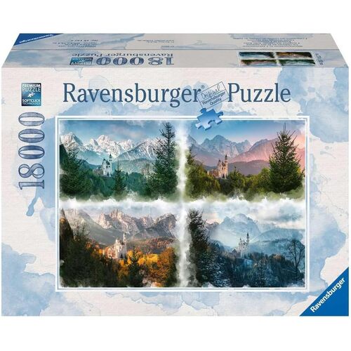 18000pc Ravensburger Neuschwanstein Castle Family Jigsaw Puzzle 276x12cm