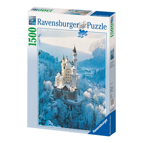 1500pc Ravensburger Neuschwanstein Castle in Winter Puzzle Game 10y+
