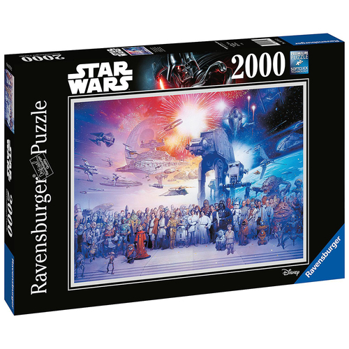 2000pc Ravensburger Star Wars Universum Family Jigsaw Puzzle 98x75cm