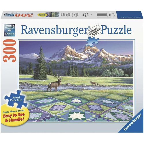 300pc Ravensburger Quiltscape Family Jigsaw Puzzle 