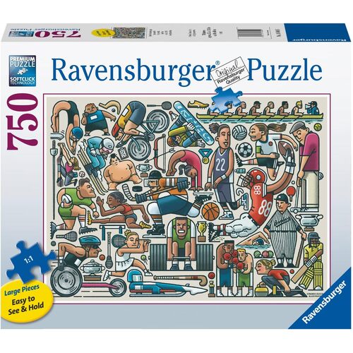 750pc Ravensburger Athletic Fit Family Jigsaw Puzzle 80x60cm