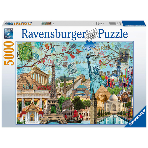 5000pc Ravensburger Big City Collage Jigsaw Puzzle 