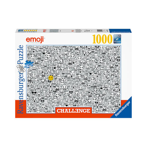 1000pc Ravensburger Challenge Emoji Jigsaw Kids Puzzle Toy 70x50cm 14y+