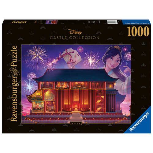 1000pc Ravensburger Disney Castles Mulan Jigsaw Puzzle 70x50cm 12y+