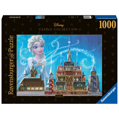 1000pc Ravensburger Disney Castles Elsa Jigsaw Puzzle 70x50cm 12y+