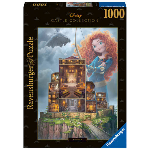 1000pc Ravensburger Disney Castles Merida Jigsaw Puzzle 70x50cm 12y+