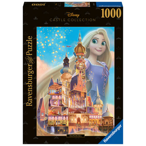 1000pc Ravensburger Disney Castles Rapunzel Jigsaw Puzzle 70x50cm 12y+