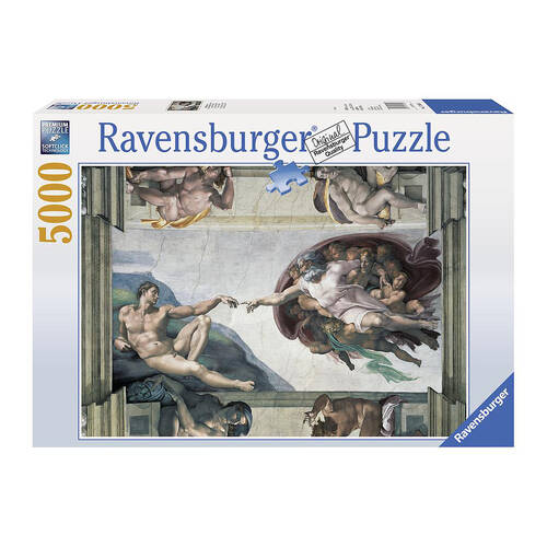 5000pc Ravensburger Michelangelo The Creation Of Adam Jigsaw Puzzle