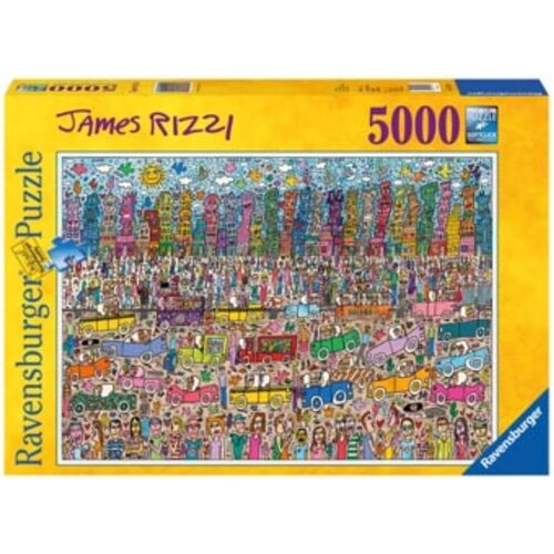 5000pc Ravensburger James Rizzi Family Jigsaw Puzzle 153x101cm