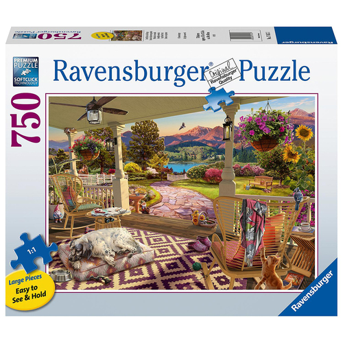 750pc Ravensburger Cozy Front Porch Adults Jigsaw Puzzle 